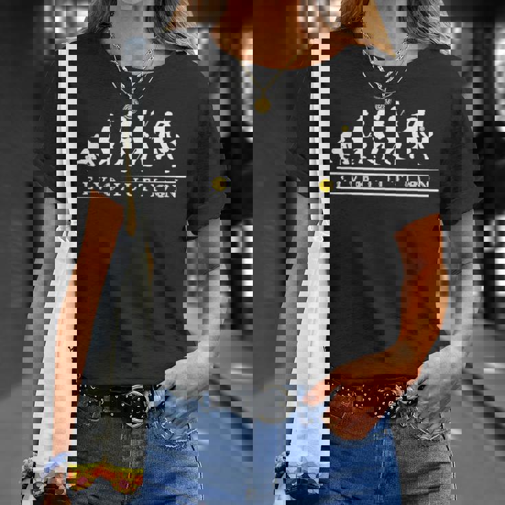 ピックルボール愛好家、面白い進化ピックルボール Tシャツ 彼女への贈り物