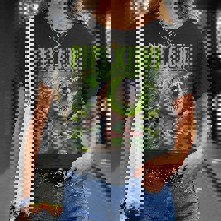 ピピ キウイ アライグマ Ai モンスター イタリアン ブレイン ロット ボーイ ミーム ジョーク Tシャツ 彼女への贈り物