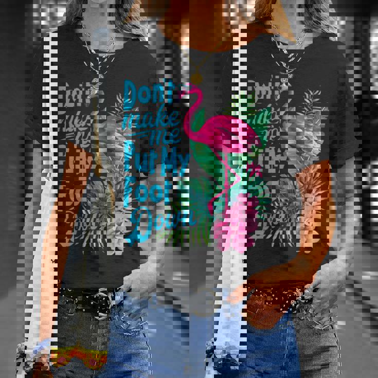 ピンクのフラミンゴ Tシャツ 彼女への贈り物