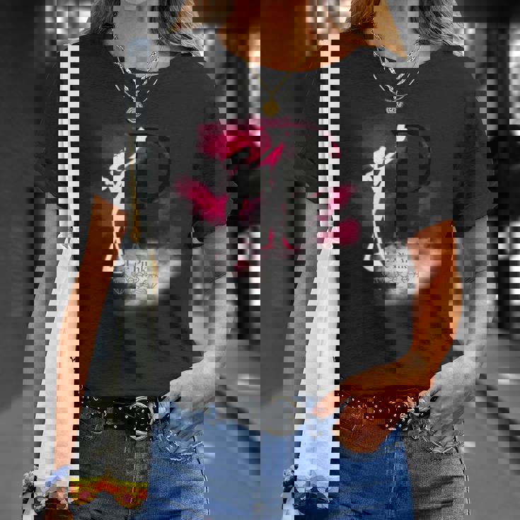 ピンクパンサー ル ピンクシルエット 霧の中 長袖tシャツ Tシャツ 彼女への贈り物