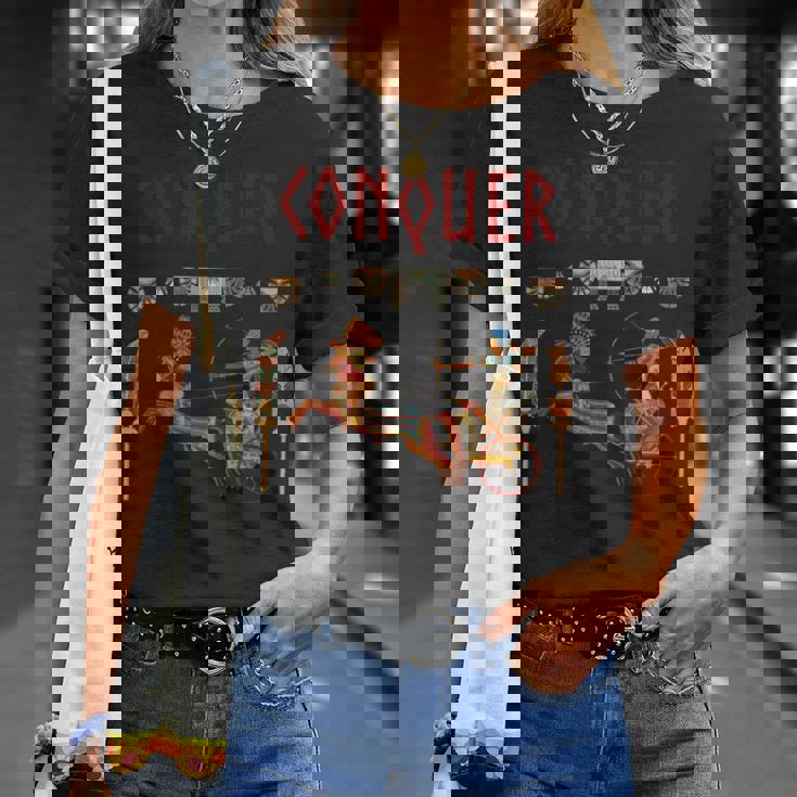 ファラオを克服 ラムセス2世 古代エジプトの王道 長袖tシャツ Tシャツ 彼女への贈り物