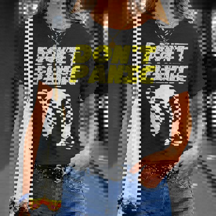 ファンアート ヒッチカーの銀河ガイド ドントパニック Tシャツ 彼女への贈り物