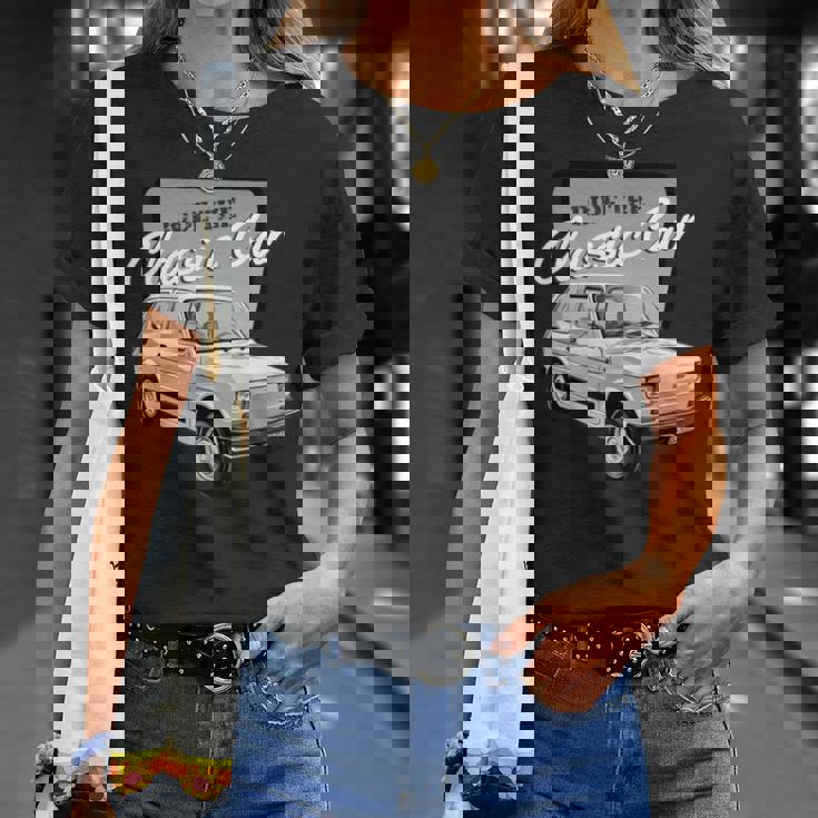 フィアット 126 長袖tシャツ Tシャツ 彼女への贈り物