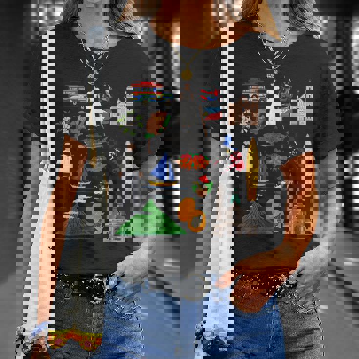 フィリピン フィリピンのアイコン お土産旅行 Tシャツ 彼女への贈り物