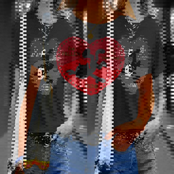 フェリックス・ザ・キャット・ヴァレンタイン・フォー・ユー 長袖tシャツ Tシャツ 彼女への贈り物