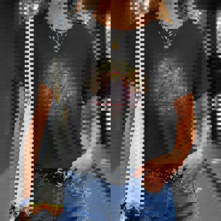 フリーメイソン ロッジ フリーメイソン マスターメイソン スクエア&コンパス エンブレム Tシャツ 彼女への贈り物