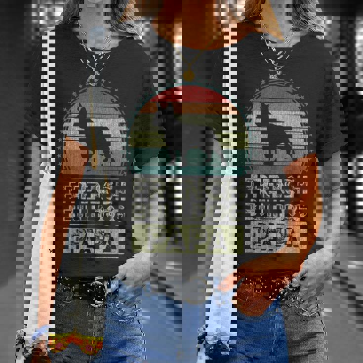 フレンチ・ブルドッグ・パパ 父の日 Tシャツ 彼女への贈り物