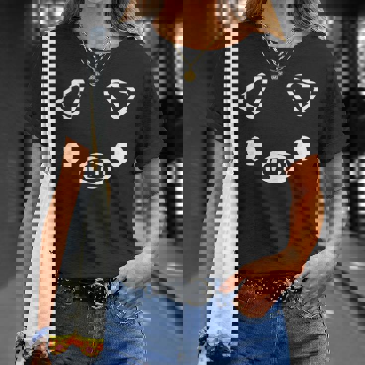 ブタの顔 アップ 豚 おデブ Fat キッズ 大人 かわいい Puwapuwa Power Tシャツ 彼女への贈り物