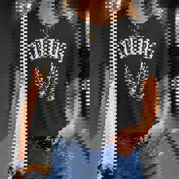 プレイヤーとファンのためのコンドルマスコット Tシャツ 彼女への贈り物