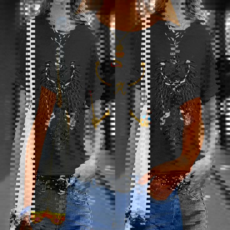 プロイセン国旗 イーグル 紋章 Tシャツ 彼女への贈り物