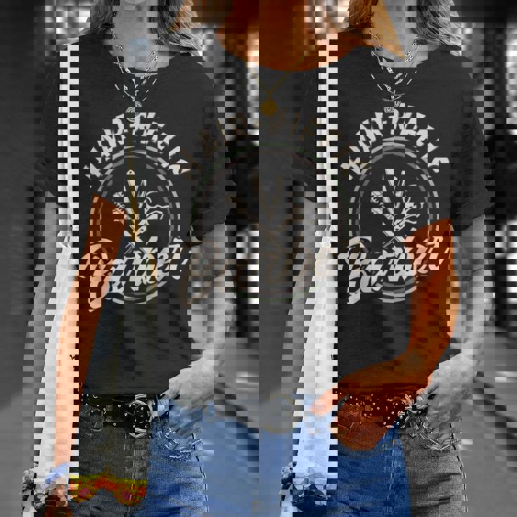 ヘアリフィク理容師美容室・ヘアサロン・美容師 Tシャツ 彼女への贈り物