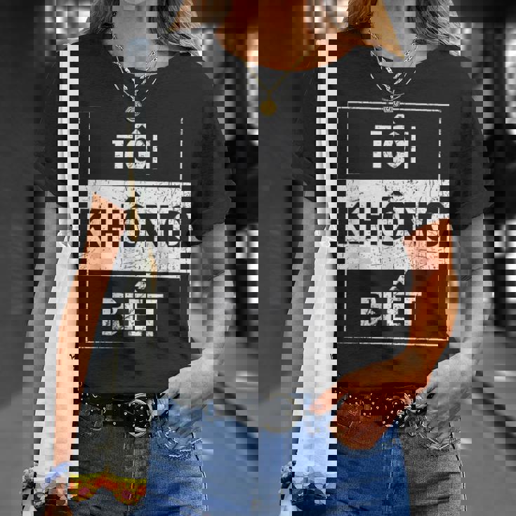 ベトナム語 わからない面白い ベトナム語 Tシャツ 彼女への贈り物