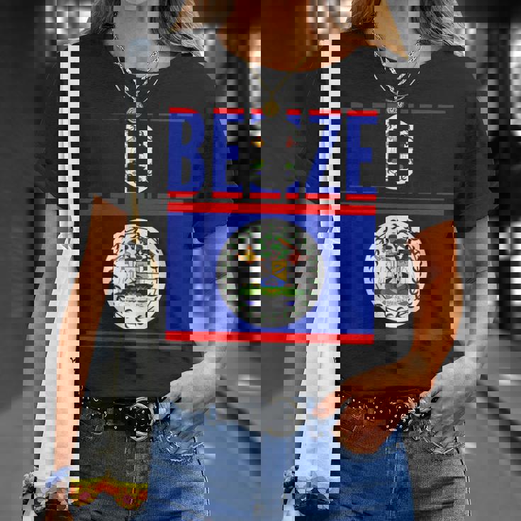 ベリーズ ベリーズの国旗 Tシャツ 彼女への贈り物