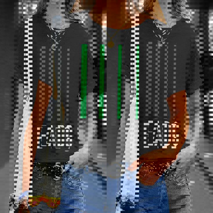 ベーシスト ベースギタリスト Eadg 4弦ギター Tシャツ 彼女への贈り物