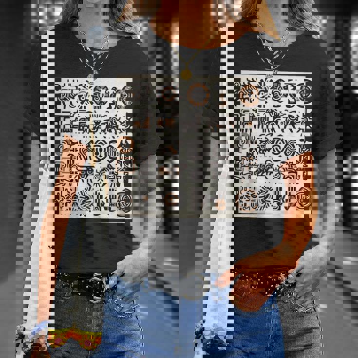 ペトログリフロックの彫刻ネイティブアメリカン Tシャツ 彼女への贈り物