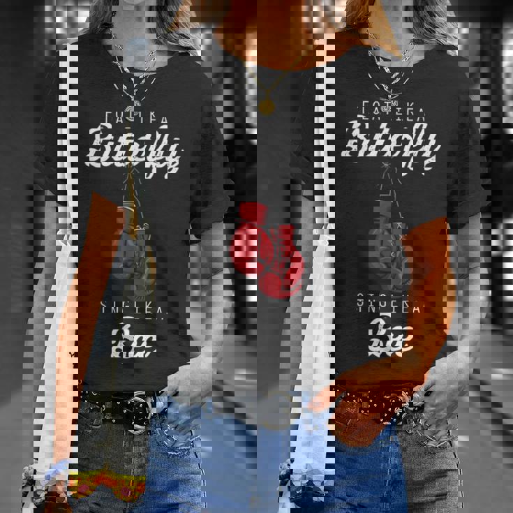 ボクシングバッグ グローブ キックボクシング コンバット ファイト スポーツ 総合格闘技ギア Tシャツ 彼女への贈り物