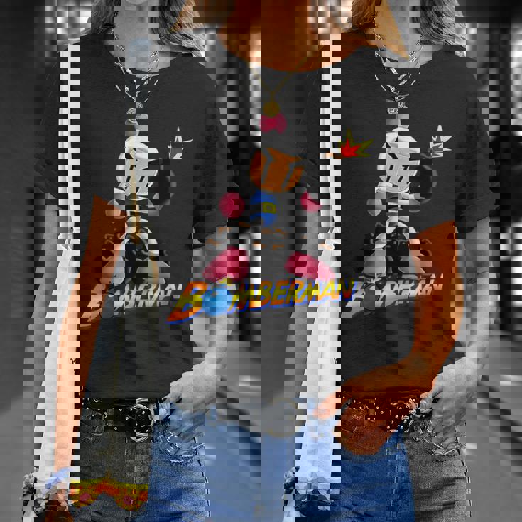 ボンバーマン 爆撃 爆破 レトロ ゲーマー ノスタルジア クラシック Tシャツ 彼女への贈り物