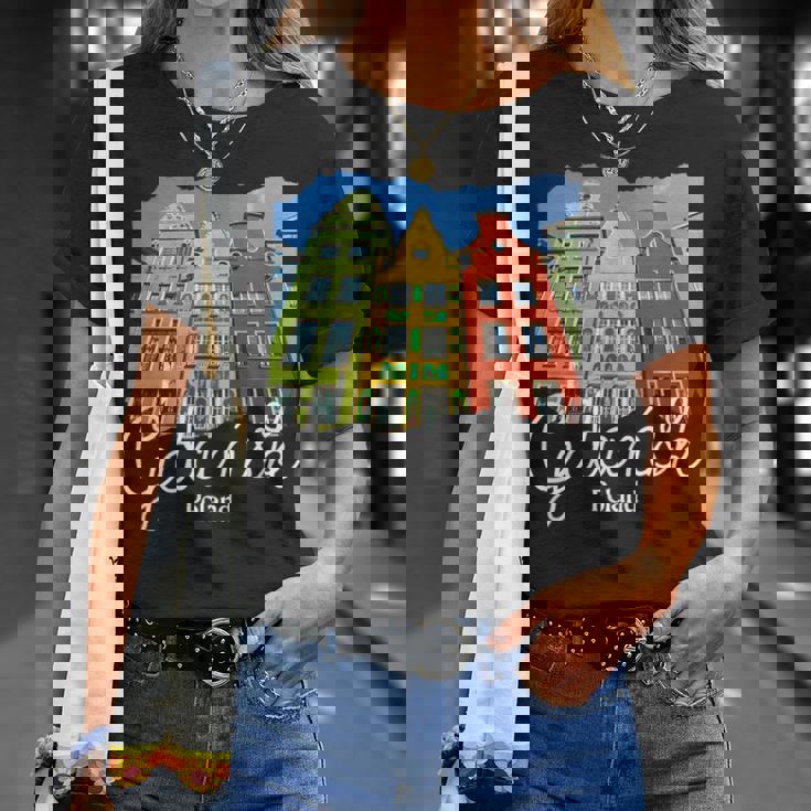 ポーランドのお土産グダニスク Tシャツ 彼女への贈り物