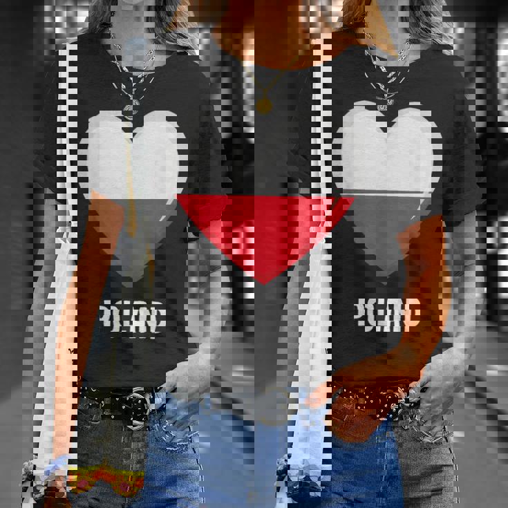 ポーランド国旗シャツ Tシャツ 彼女への贈り物