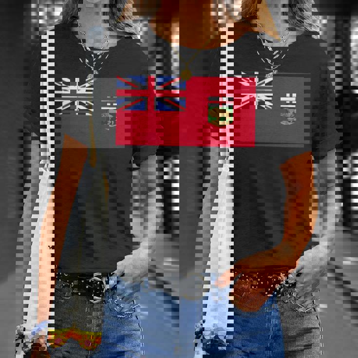 マニトバ州 紋章 カナダ国旗 ウィニペグ Tシャツ 彼女への贈り物