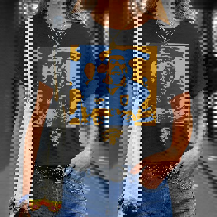 マラドーナボカアブストラクト 長袖tシャツ Tシャツ 彼女への贈り物