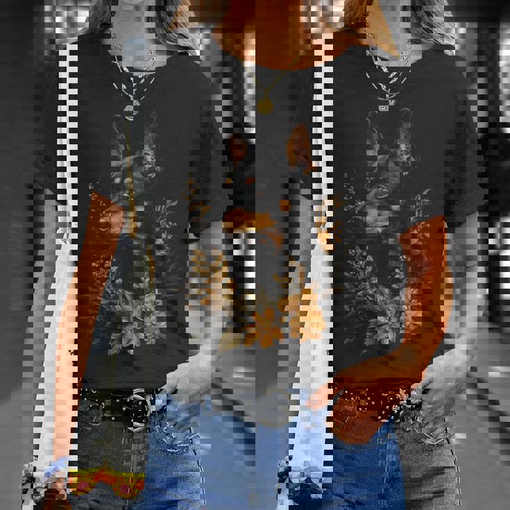 ミニチュアピンシャー 犬モチーフ ペットアート ミニチュアピンシャー Tシャツ 彼女への贈り物