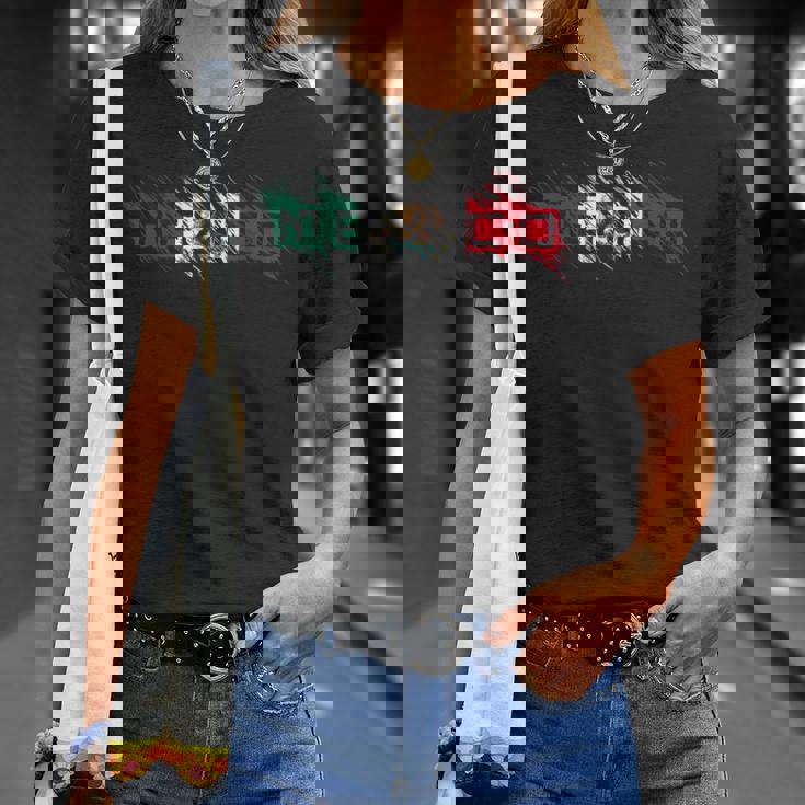 メキシコ メキシコ国旗 落書き文字 ラテン系 Tシャツ 彼女への贈り物