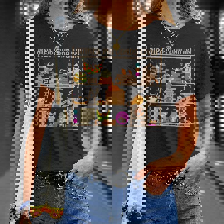 モルモットのコンドの生活のおもちゃヘイベッドの隠れ家の家 Tシャツ 彼女への贈り物