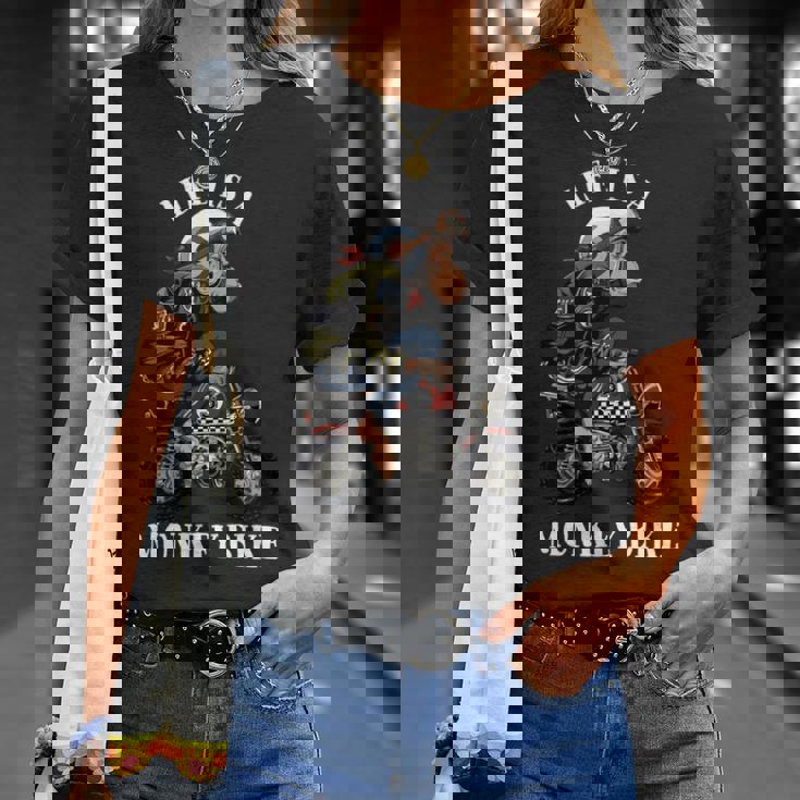 モンキーバイク 長袖tシャツ Tシャツ 彼女への贈り物