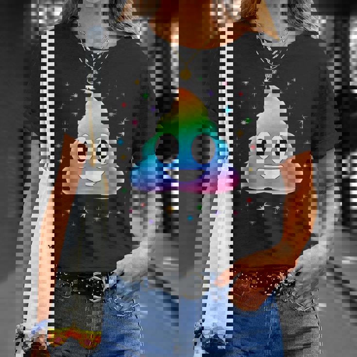 ユニコーンのうんち Tシャツ 彼女への贈り物