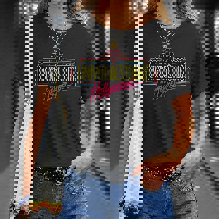 ユニバーサルスタジオハリウッドマーキー Tシャツ 彼女への贈り物