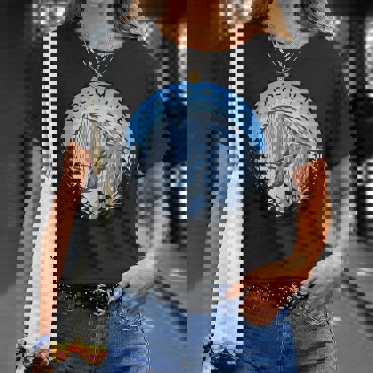 ヨセミテ国立公園 ハーフドーム ヴィンテージポスター スーベニア Tシャツ 彼女への贈り物