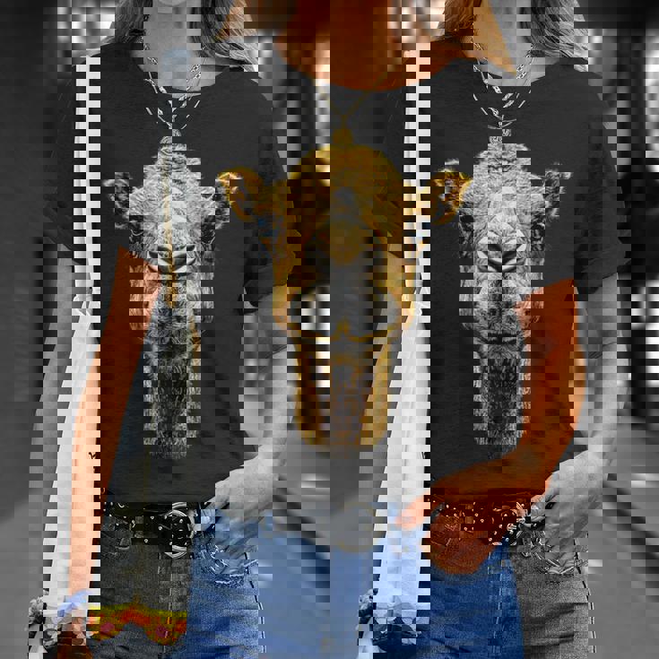 ラクダ ドメダリー バクテリアンラクダ 砂漠サファリ 甘いラクダ Tシャツ 彼女への贈り物