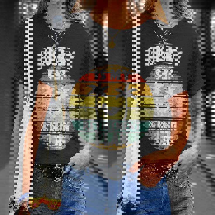 ラグビーは私の退職金制度 ラグビー部の年金受給者 Tシャツ 彼女への贈り物