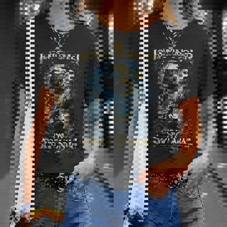 ラーテルは私のスピリットアニマルです 野生動物愛好家 Tシャツ 彼女への贈り物