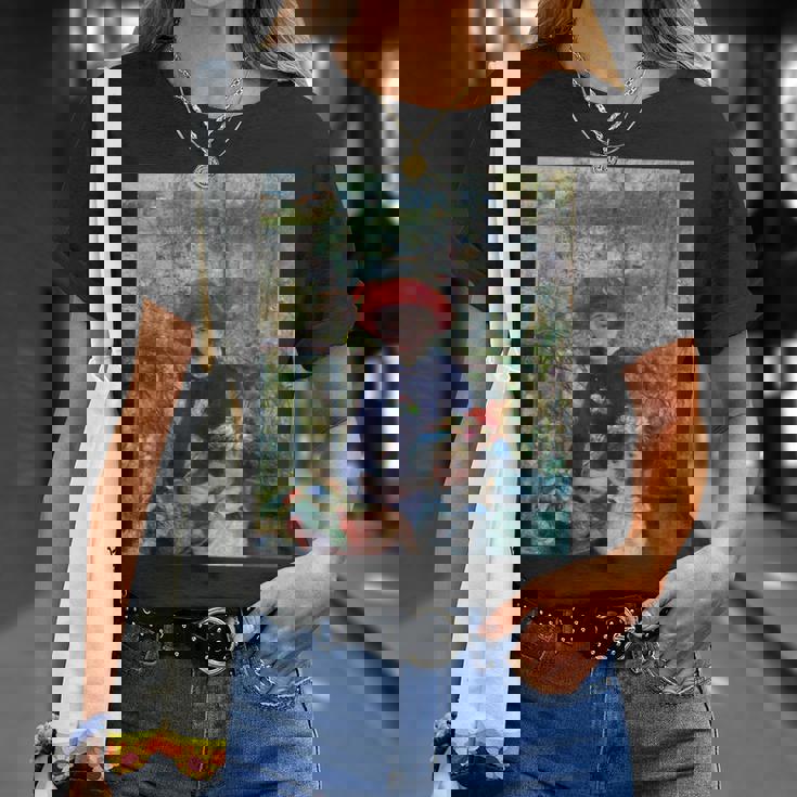 ルノワール二人の姉妹（テラス） Tシャツ 彼女への贈り物