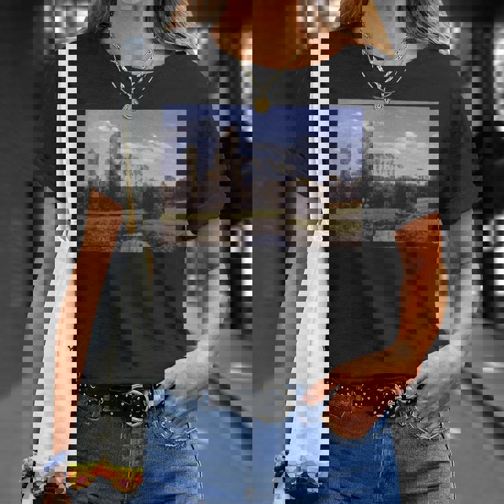 ルールのモネの眺め ル・アーヴル 長袖tシャツ Tシャツ 彼女への贈り物