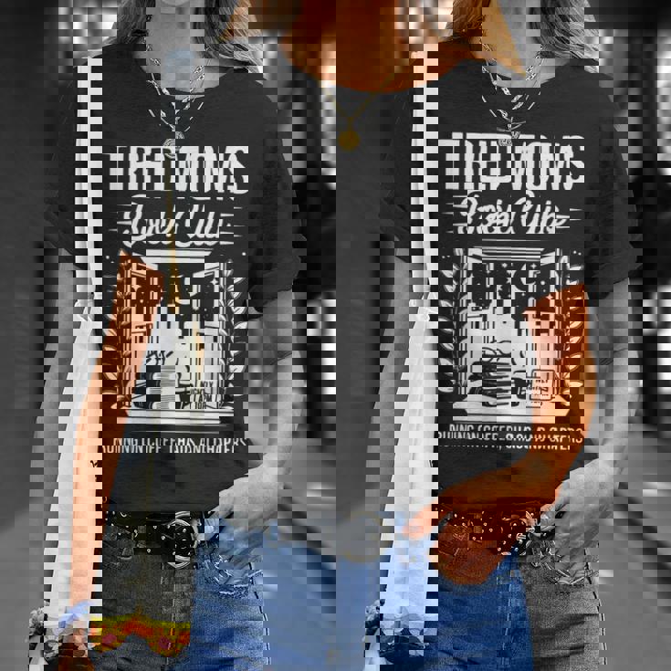 レトロ 疲れたママ ブッククラブ 本っぽい Booktrovert Tシャツ 彼女への贈り物