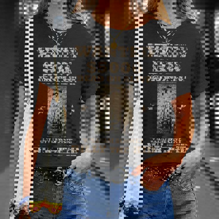 ワイルド・ウェスト・アメリカンの無法者 Tシャツ 彼女への贈り物