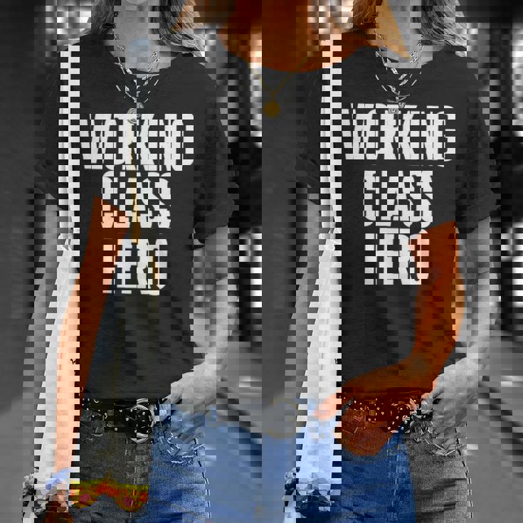 ワーキングクラスヒーロー 長袖tシャツ Tシャツ 彼女への贈り物