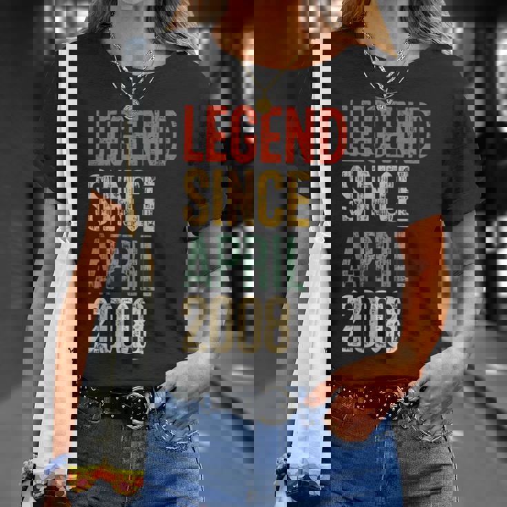 ヴィンテージ 18歳の誕生日デコレーション メンズ 18歳 2008年 18歳の誕生日 Tシャツ 彼女への贈り物