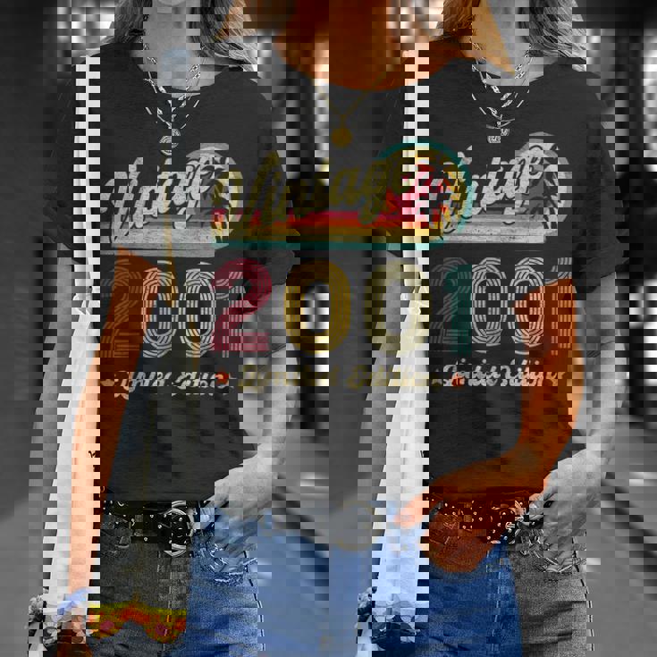 ヴィンテージ 2001 25歳の誕生日プレゼント 男性 女性 25歳 Tシャツ 彼女への贈り物