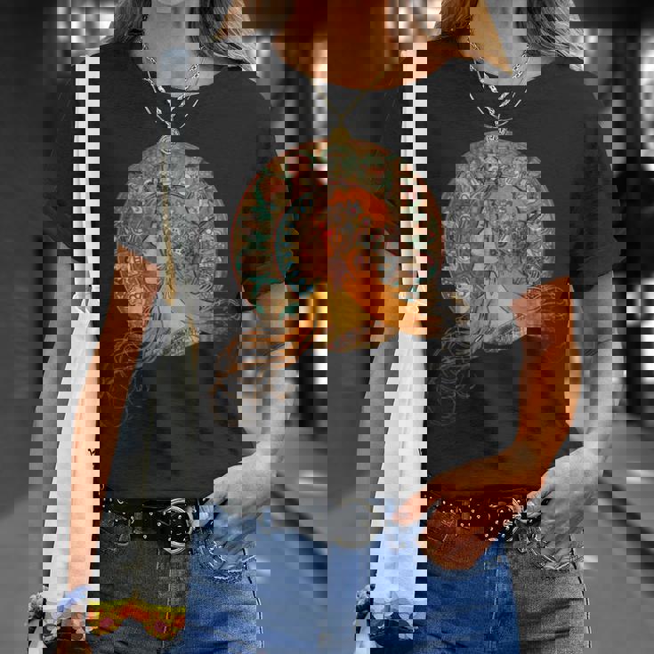 ヴィンテージ アルフォンス・ミュシャ 長袖tシャツ Tシャツ 彼女への贈り物