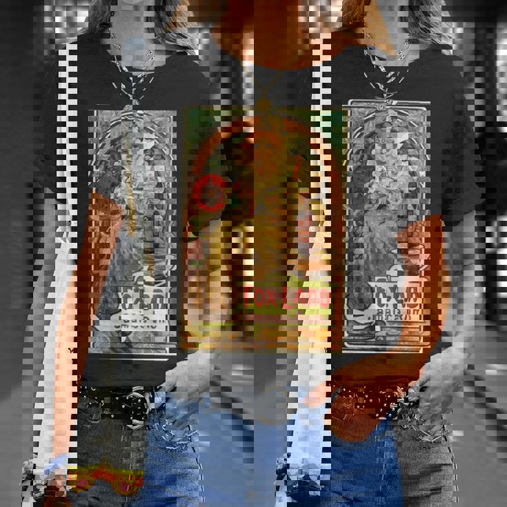 ヴィンテージ ジャマイカ ラム広告ポスター 女の子 アルフォンスミュシャ 長袖tシャツ Tシャツ 彼女への贈り物