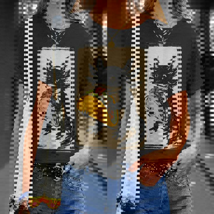 ヴィンテージ リノカット Axolotl タコサラマンダー 民芸品 Tシャツ 彼女への贈り物