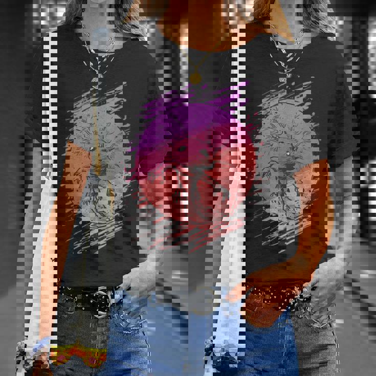 ヴィンテージアホロートルメンズレディースキッズ Tシャツ 彼女への贈り物