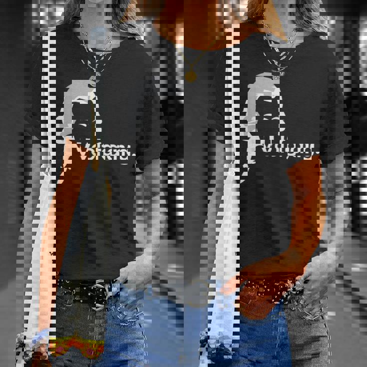 ヴォルフガング・モーツァルト クラシック音楽作曲家 教師 学生 Tシャツ 彼女への贈り物