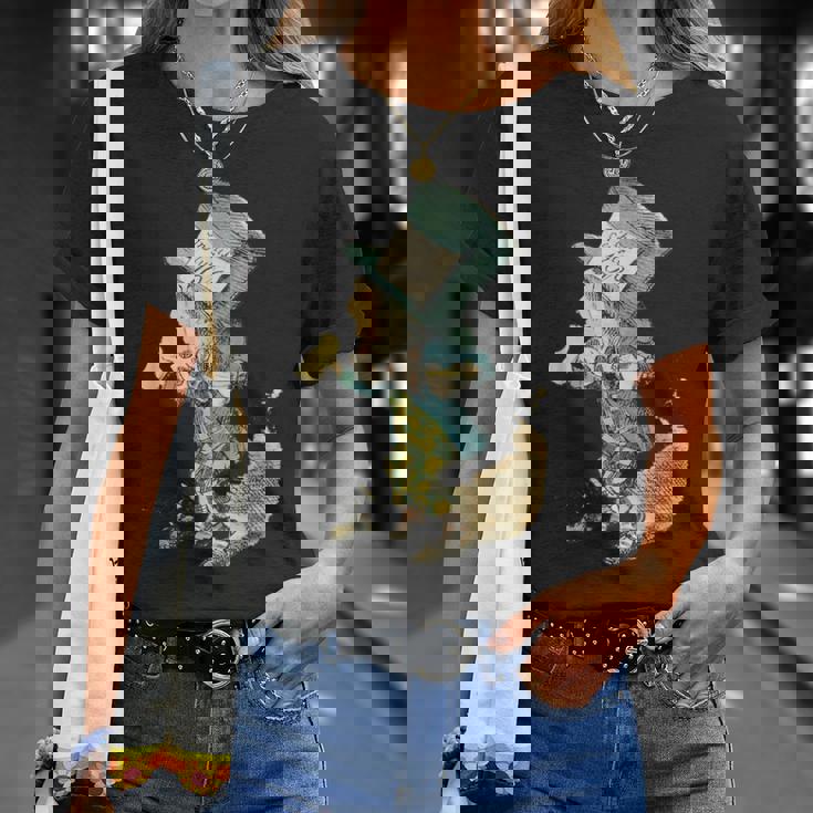 不思議の国のアリス マッドハッター ヴィンテージイラスト Tシャツ 彼女への贈り物