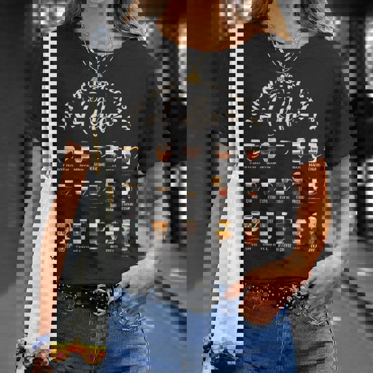 世界のコーヒーの種類 コーヒー Tシャツ 彼女への贈り物