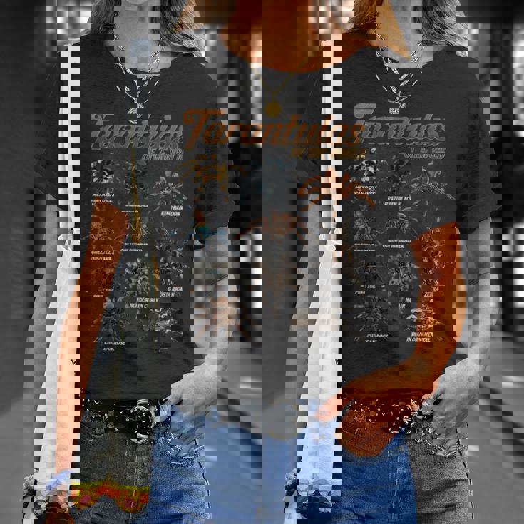 世界のタランチュラス・オブ・ザ・ワールド クモのペットクモ タランチュラ愛好家 Tシャツ 彼女への贈り物